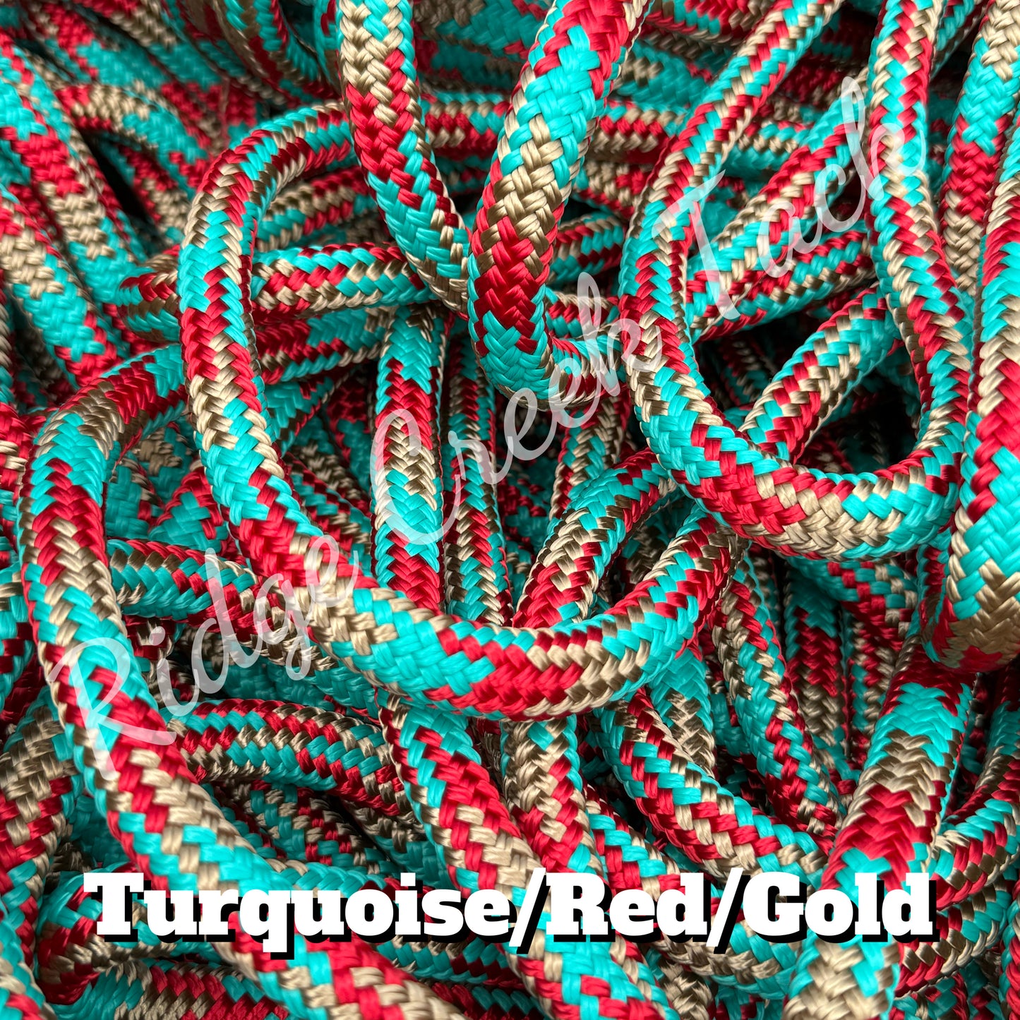 9/16" Double Braid Polyester Yacht Rope - For Reins and Leads By The Foot