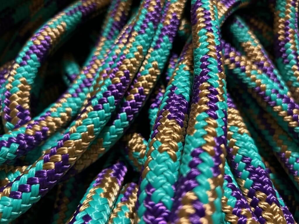 9/16" Double Braid Polyester Yacht Rope - For Reins and Leads By The Foot